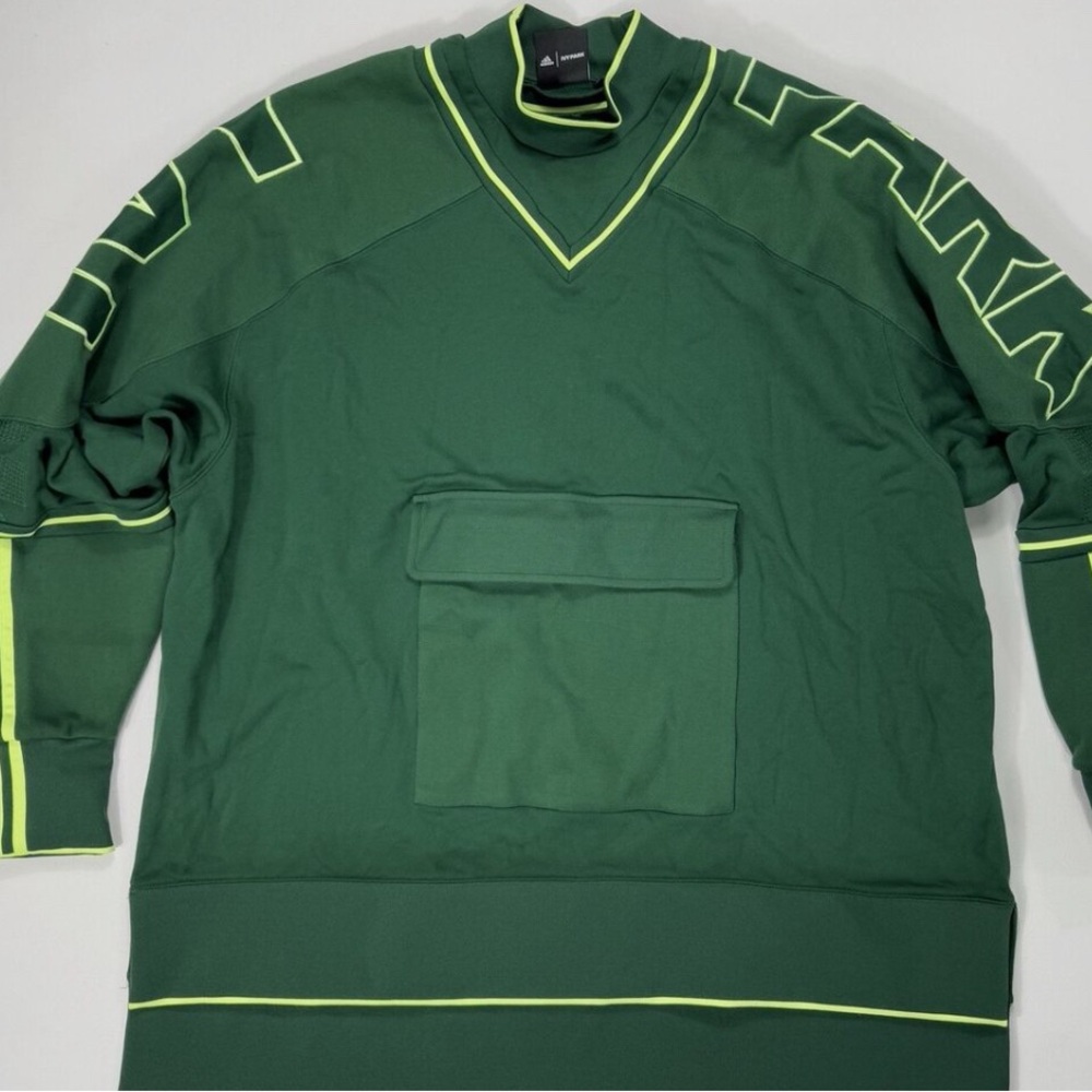 Ivy Park Green and Yellow Adidas Sweatshirt